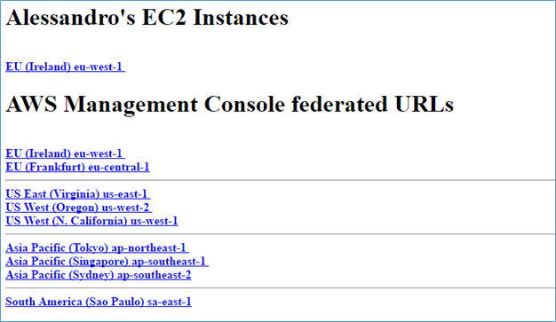 Image of resulting summary page