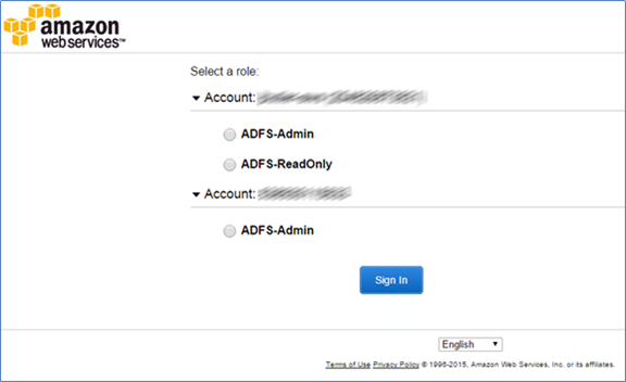 Image of list of roles to assume