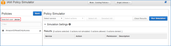 Image of selecting Jesse from the list of users
