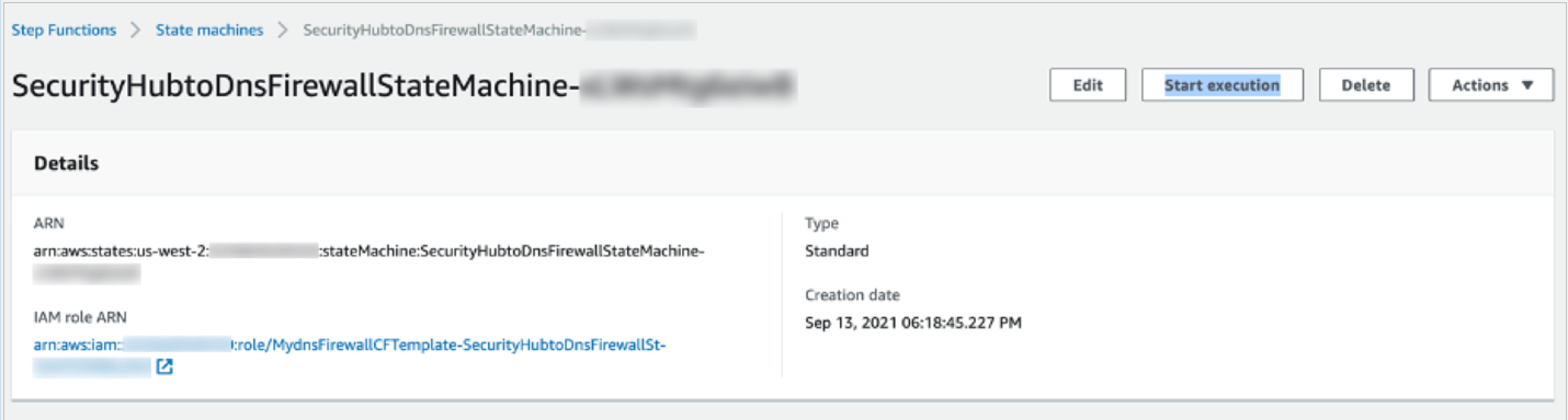 Figure 11: AWS Step Functions state machine