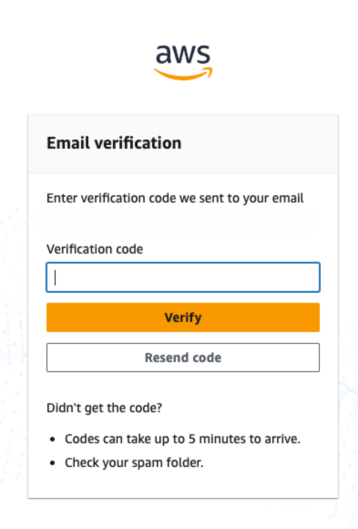 Figure 7: Email verification