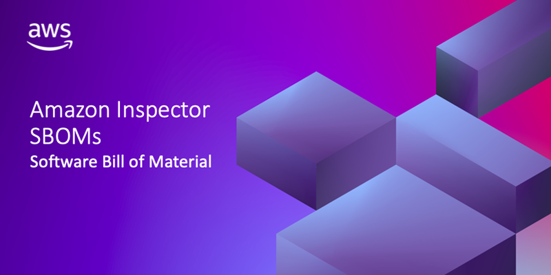 Export a Software Bill of Materials using Amazon Inspector