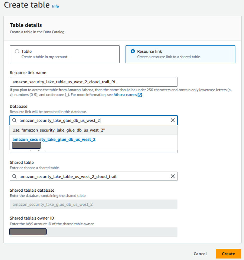 Figure 8: Creating resource links