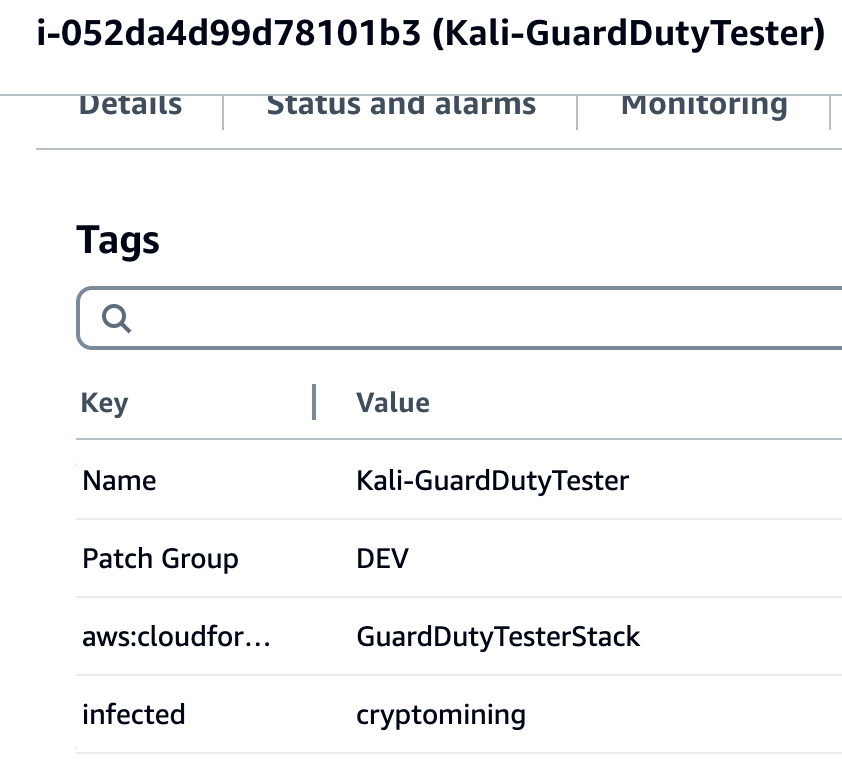 Figure 7: Updated tags after automated response