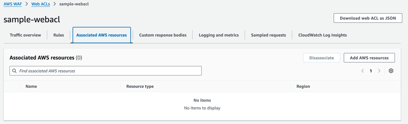 Figure 32: Add AWS resources