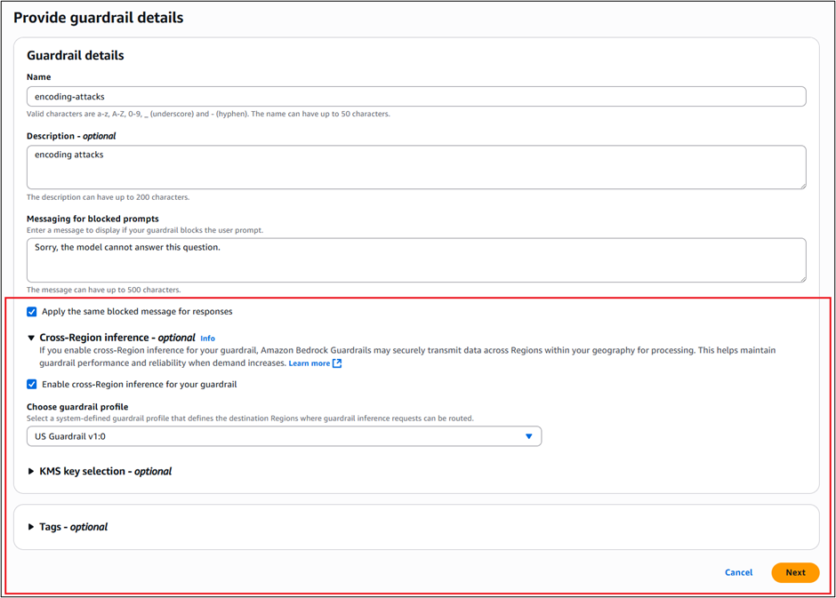 Figure 1- Create guardrails
