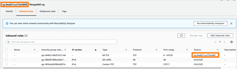[그림4] Security Group 설정