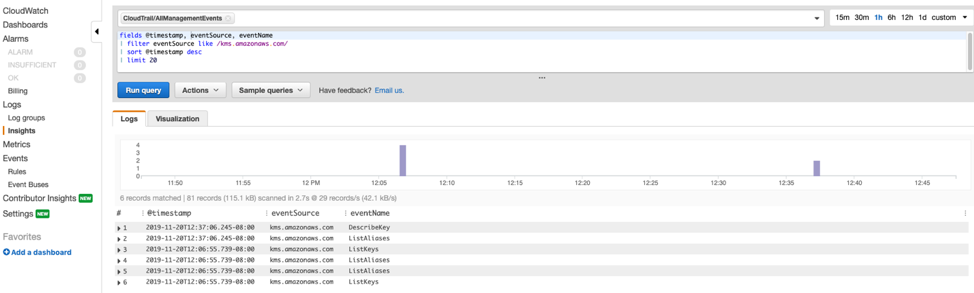 Key Management Events