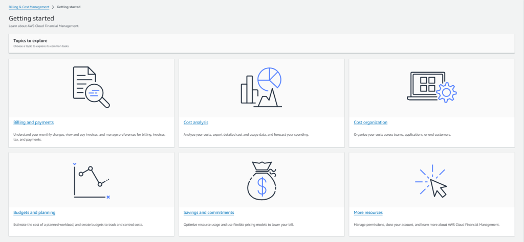 Figure 2: Getting started page