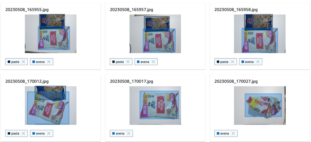 Ilustración 2 Etiquetado de productos por medio de la consola