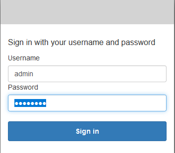 Login interfaz de usuario para Diseño de QnABot