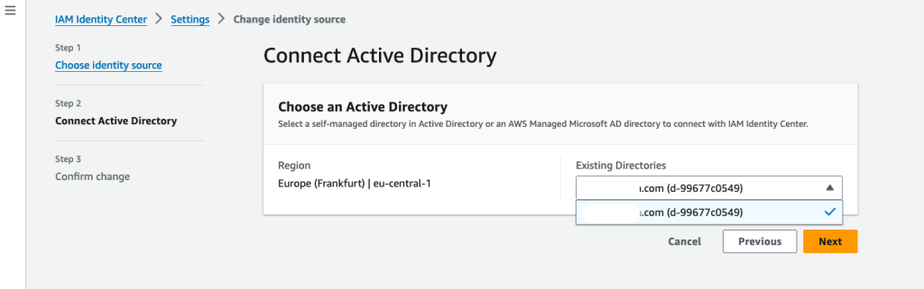 Connect Active Directory