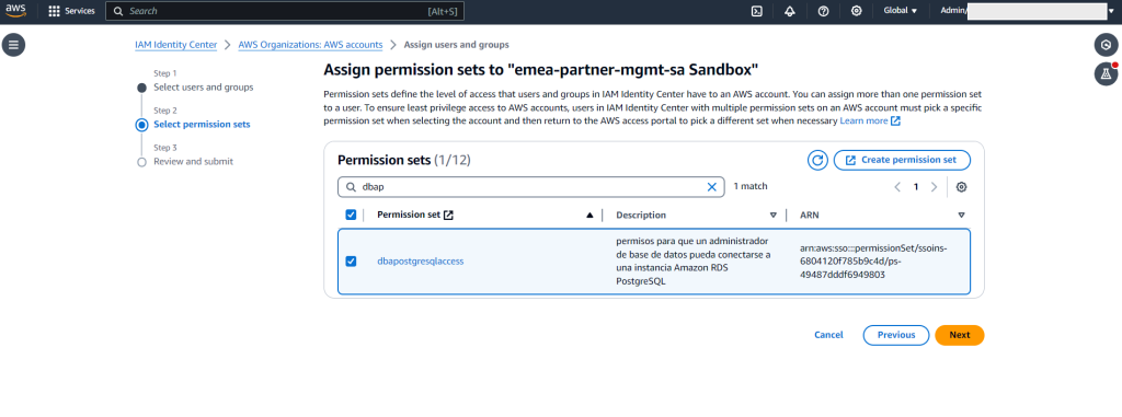 Identity Center assign users