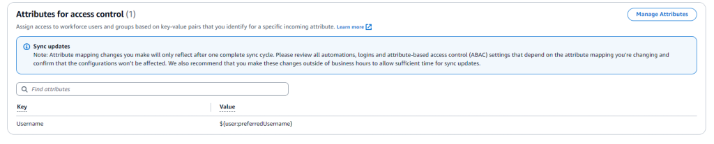 Attributes for access control