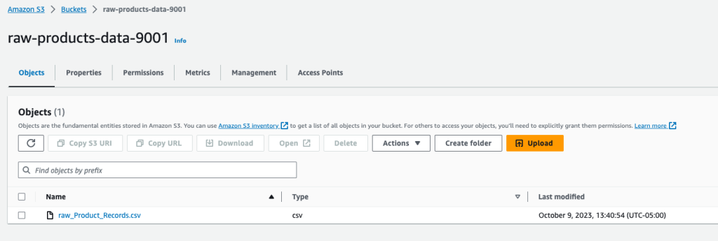 S3 bucket data ingestion continued