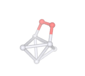 Pt5(O2) molecule visualization