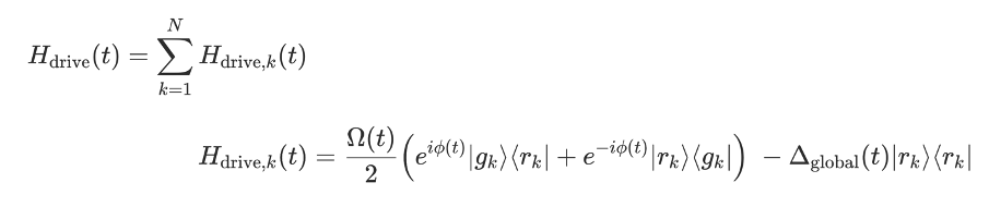 Figure 2 - The corresponding Hamiltonian term to match our code snippet.