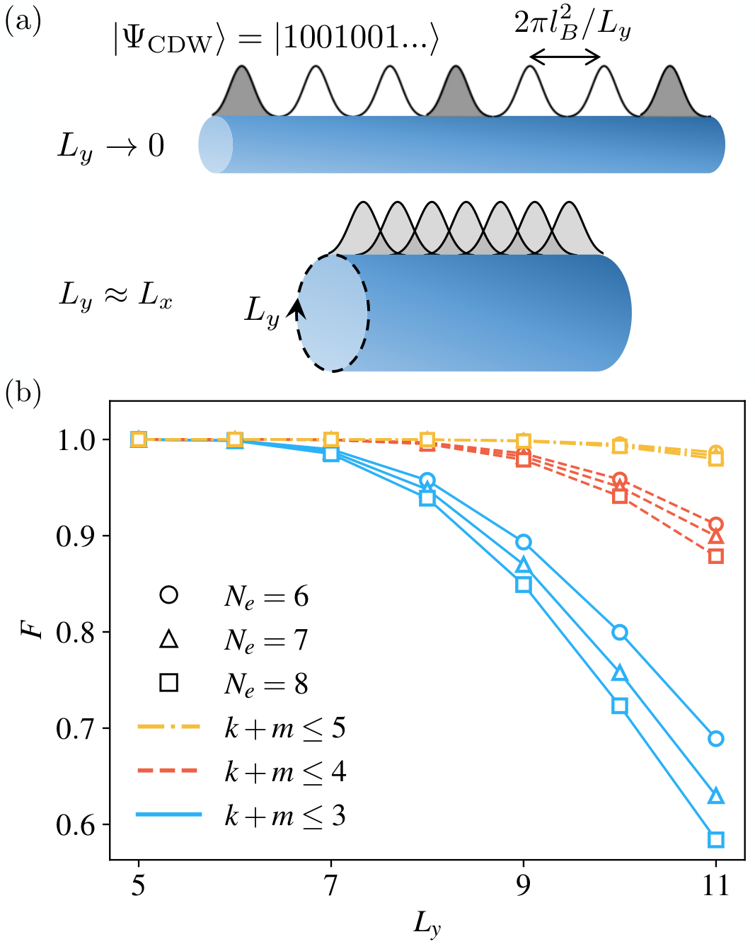 Figure 1 - Cylinder geometry and interaction truncation