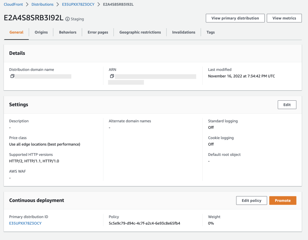 Diagram shows staging distribution.