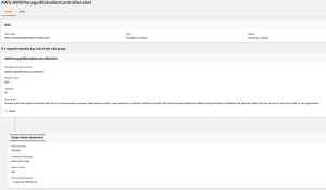 AWS BotControl rule group using scope-down statement to inspect all API calls