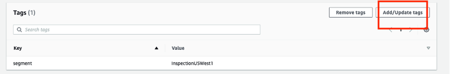 Figure 16- Update attachment tags