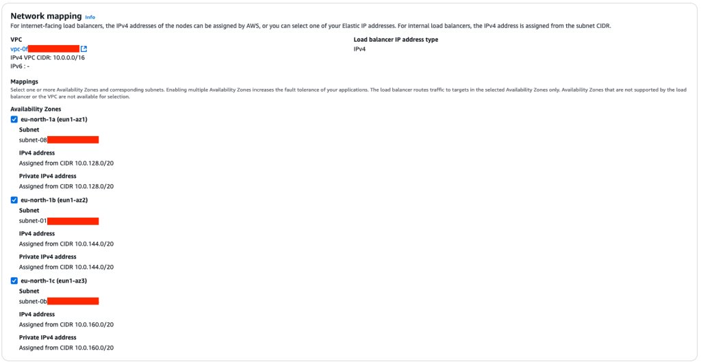 Figure 5: Network Mappings for NLB before the change