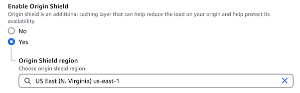 CloudFront SaaS Manager - Origin Shield