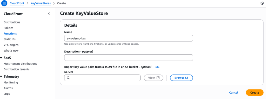 Create KeyValueStore