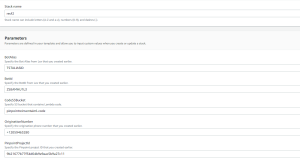 CloudFormation parameters