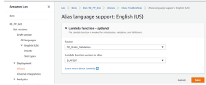 Add Lambda to Alias