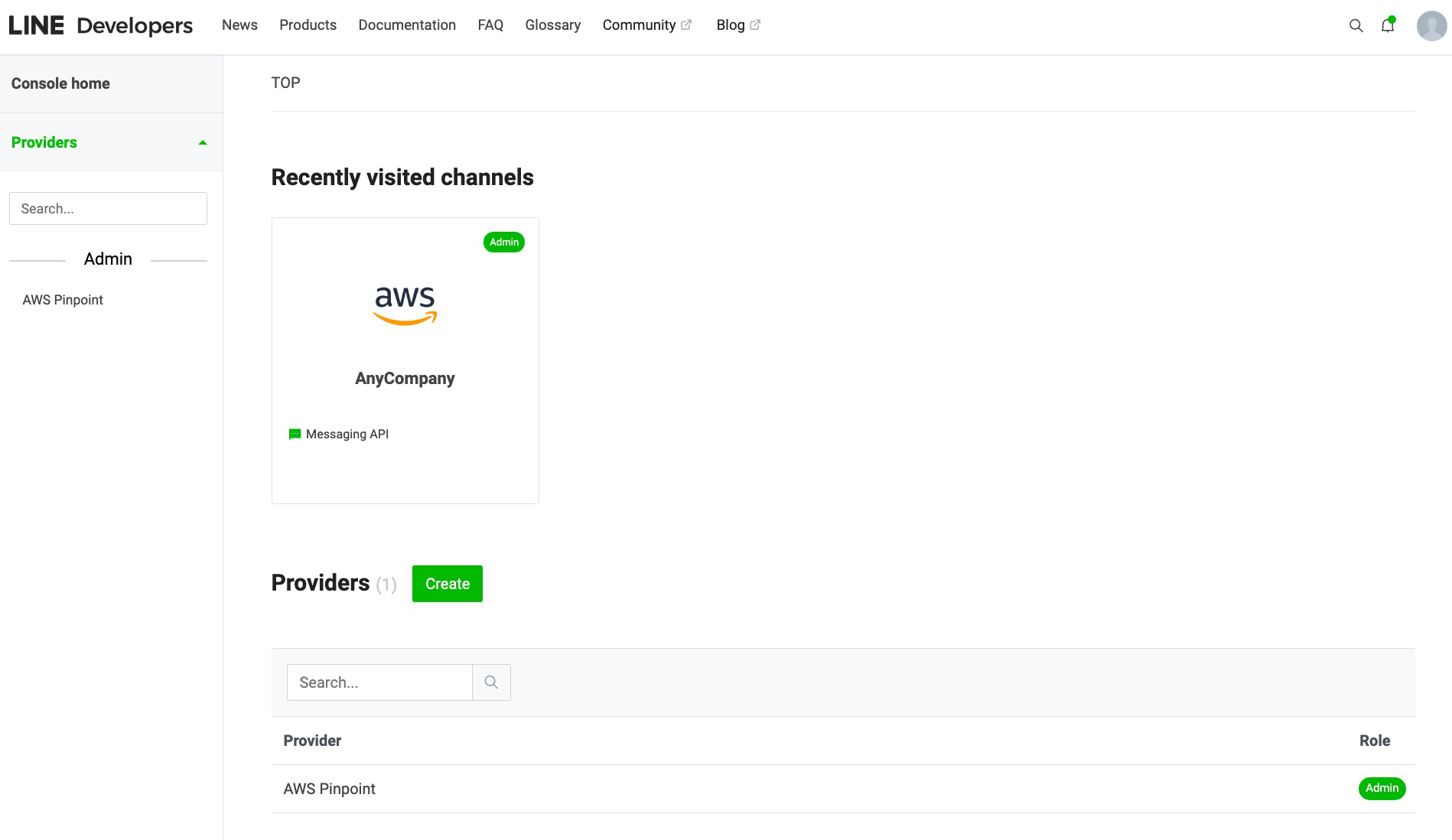 Inside Line account console