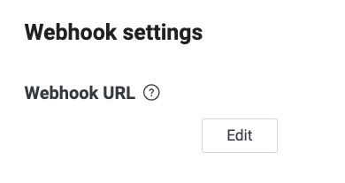 Line Webhook settings