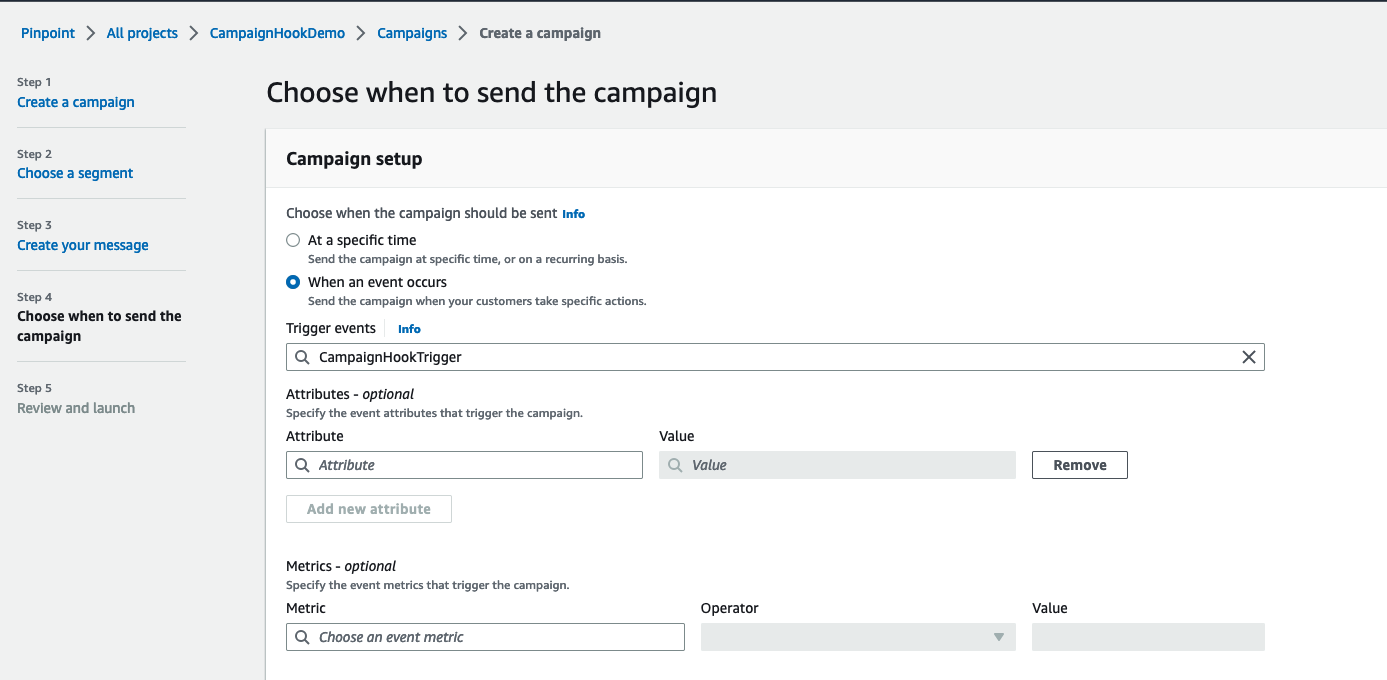 Create a campaign