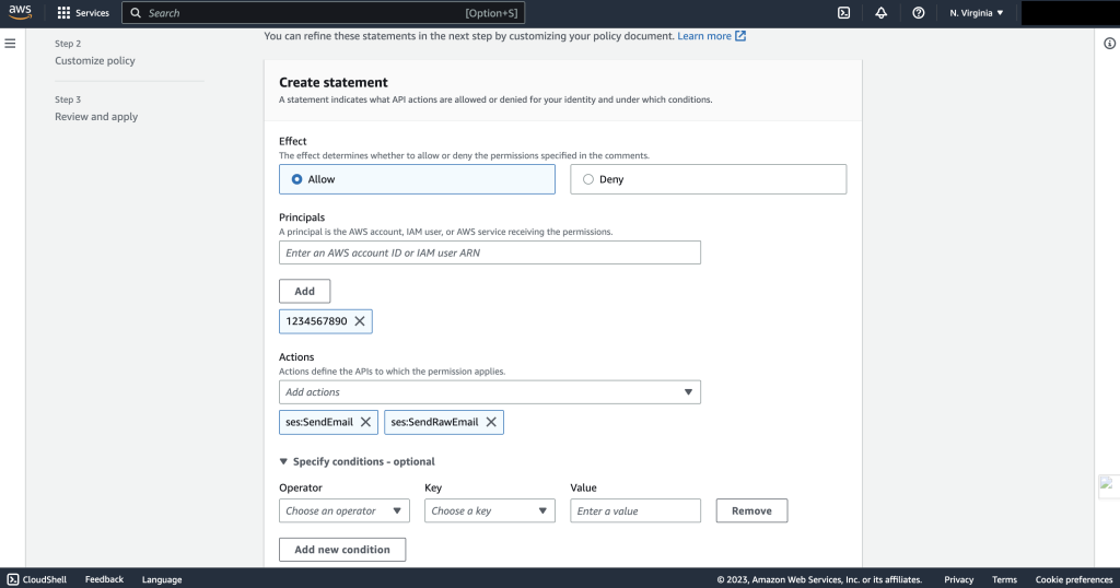 policy generator view