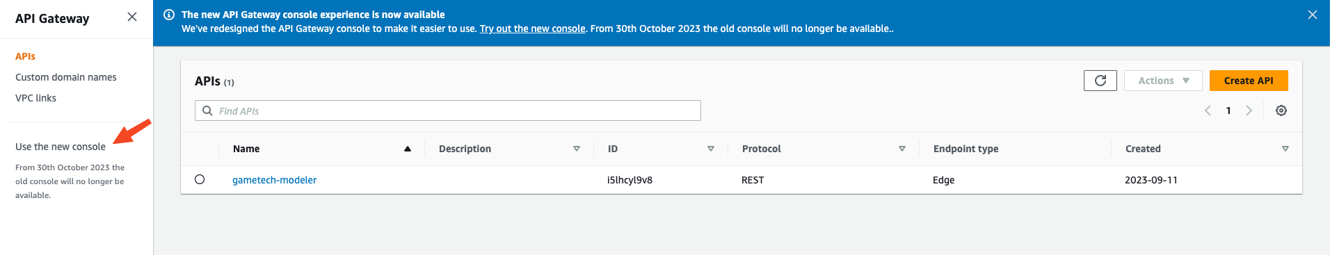 APIGatewayNewConsole