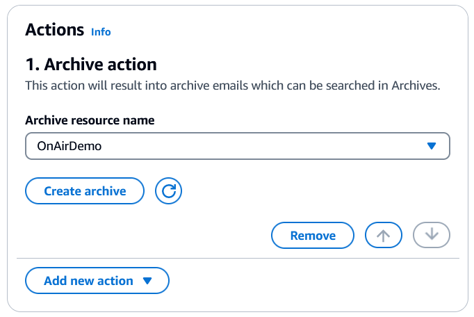Figure 3 - Create archive