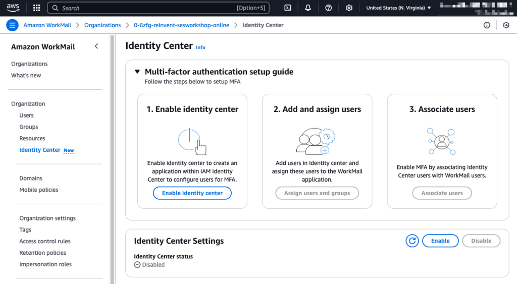 Enable Identity Center