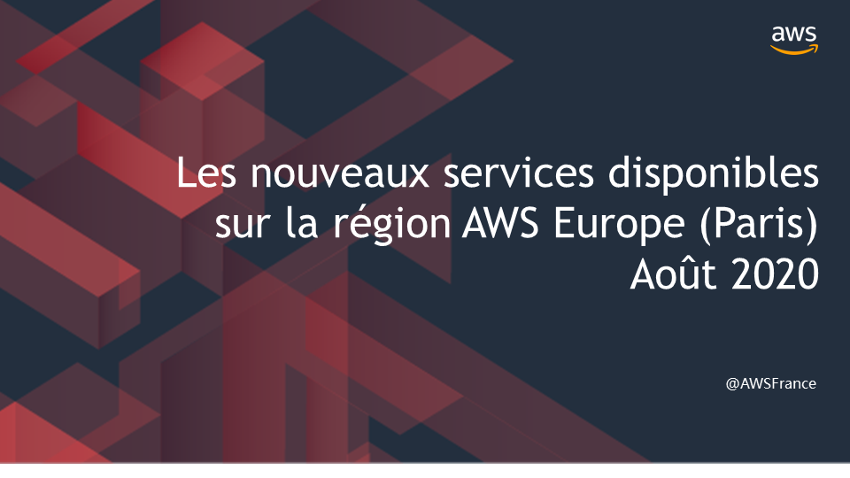 Paris Services Update 08/20200