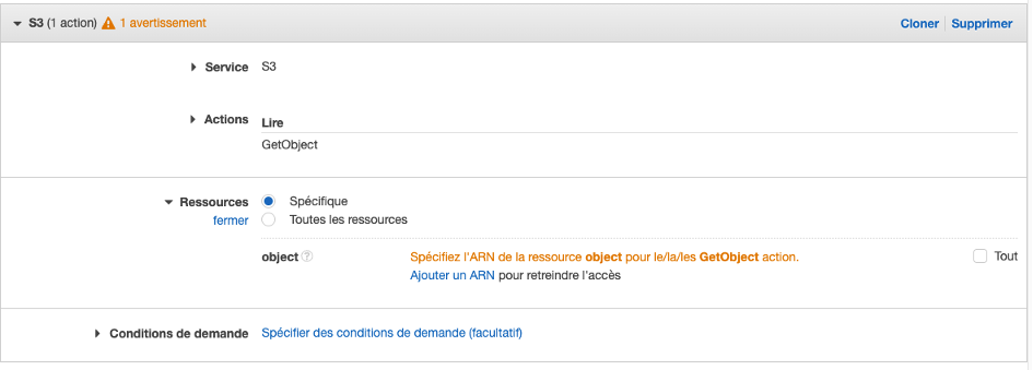 Figure 5: Développez « Ressources ».