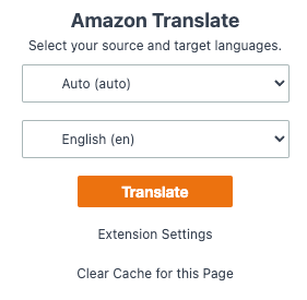 Pilih bahasa sumber dan bahasa tujuan