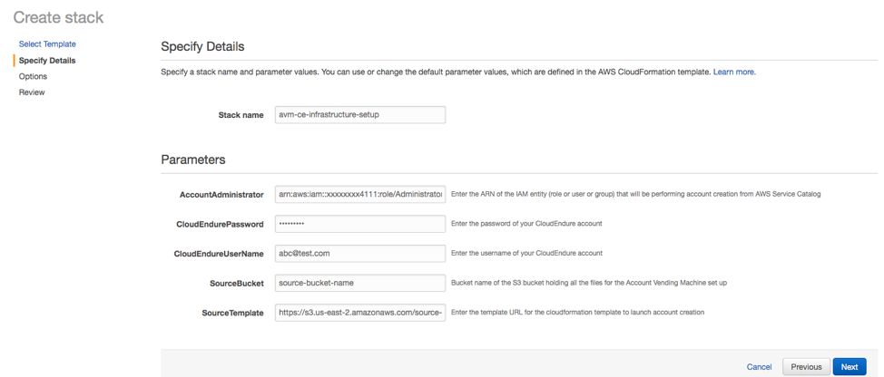specify details page