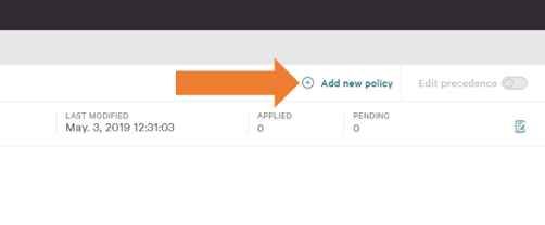 crowdstrike add new policy