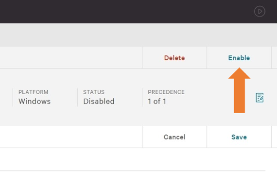 crowdstrike enable policy changes