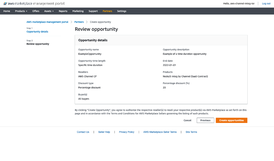 CPPO finalize opportunity