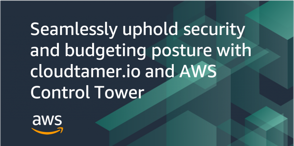 cloudtamer AWS Control Tower blog