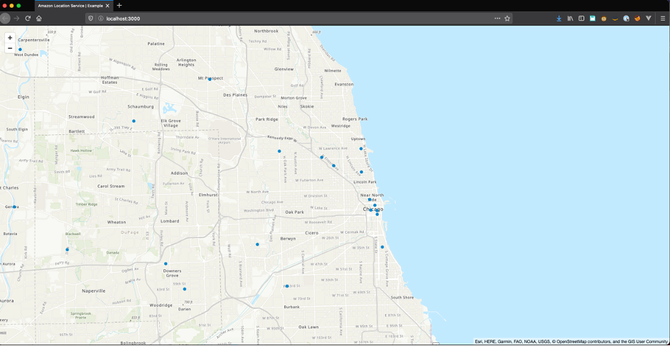 PointsOfInterest-over-Amazon-Location-Service