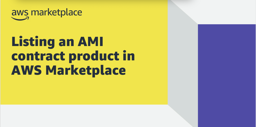 Listing AMI product AWS Marketplace