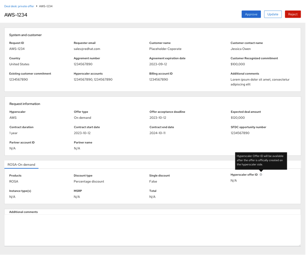 Red Hat- Approver View