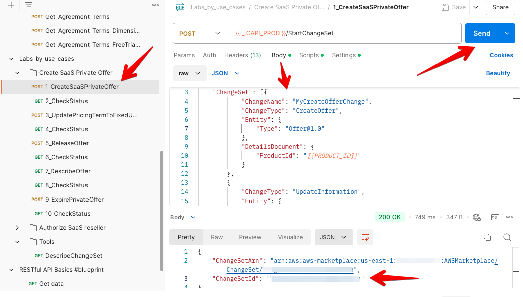 Run each API separately in the lab
