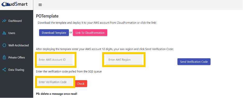 CloudSmart Dashboard